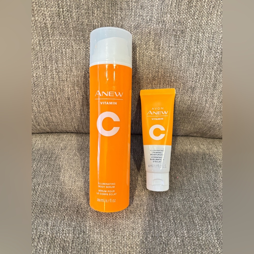AVON Anew Vitamin C Illuminating Duo in Bright Orange
